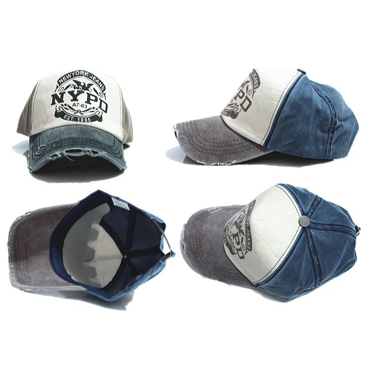 FLB Topi Baseball Snapback NYPD Sport Fashion - S8R - Biru