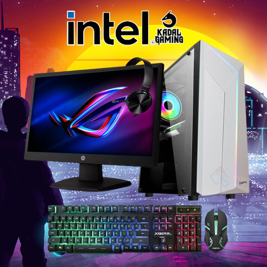 PC GAMING INTEL CORE i3 VGA NVIDIA 4GB RAM FULLSET EDITING KOMPUTER