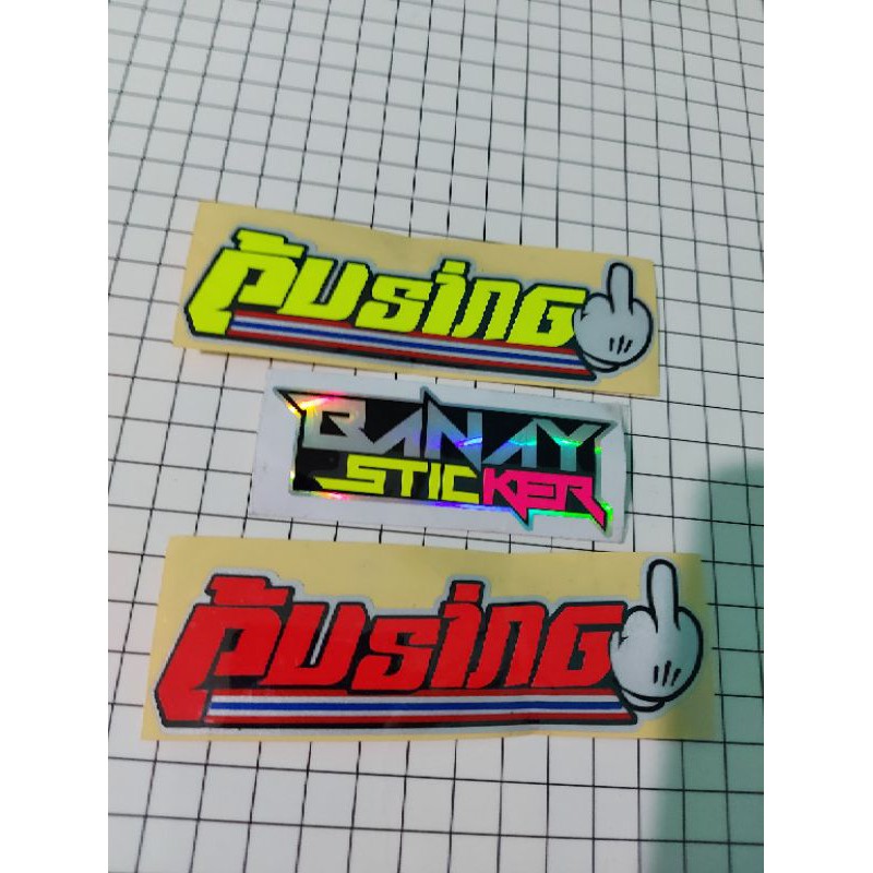 STICKER PUSING CUTTING