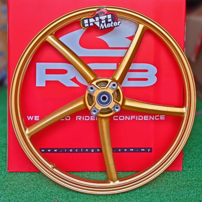 Velg RCB 120 ring 17 Gold ASLI 100% motor Mio Jupiter Vega Zr MX Fino Vega R Fiz R Depan FRONT VELEG