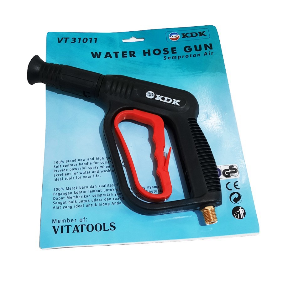 Gagang Gun Jet Steam Pendek KDK Steam Jet Cleaner Fitur Nozzel Dapat Diatur