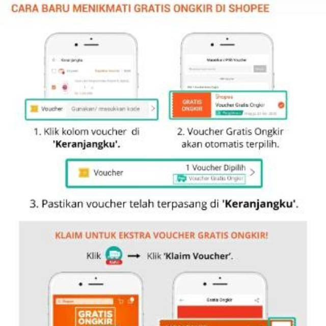 Cara Klaim Voucher Subsidi Shopee Shopee Indonesia