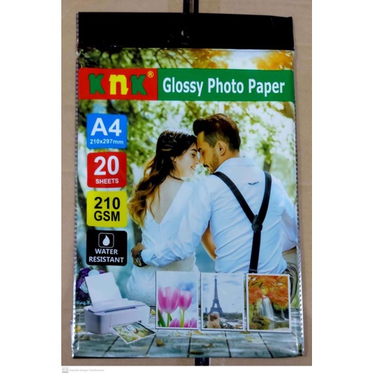 

KNK Glossy Photo Paper A4 210 gr /glossy paper
