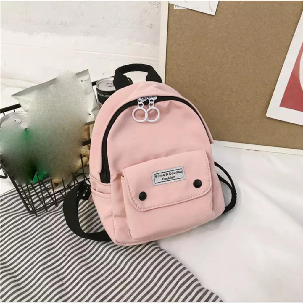 PTM_Tas Ransel Mini Wanita Mihua Tas Ransel Korea Terlaris Tas Wanita Termurah Tas RanselWanita(COD)