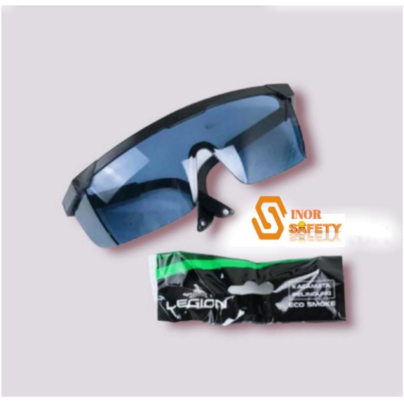 Kacamata ECO LEGION Gerinda Hitam Safety Glasses Kacamata Las