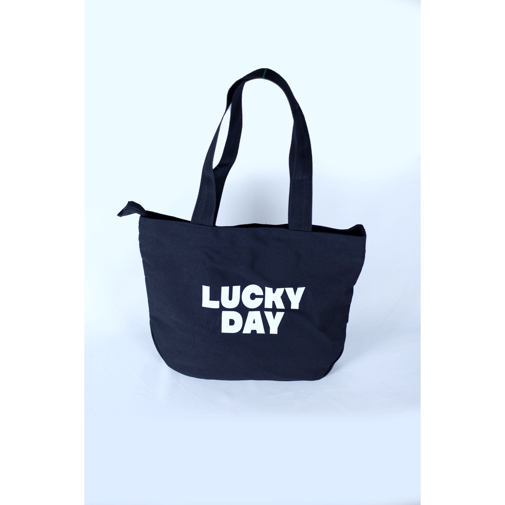 Totebag - tote bag kanvas premium Unisex Lucky Day