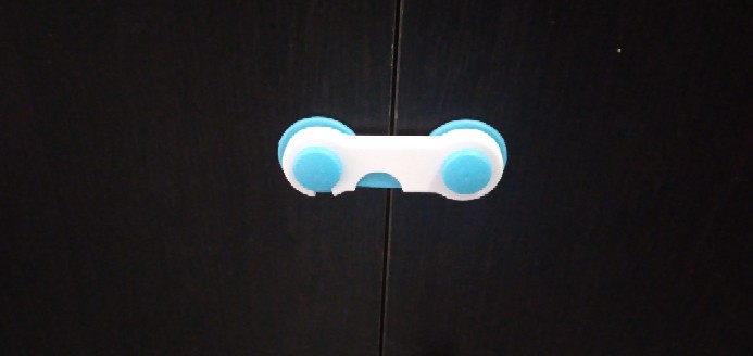 Kunci Pelindung Kabinet Pintu Laci Bahan Plastik Untuk Keselamatan Anak