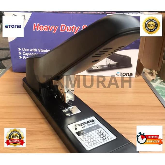 

[[BISA COD]] STAPLER ETONA 110 STAPLES HEAVY DUTY 110 LEMBAR ORIGINAL JILID KANTOR TERPERCAYA Kode