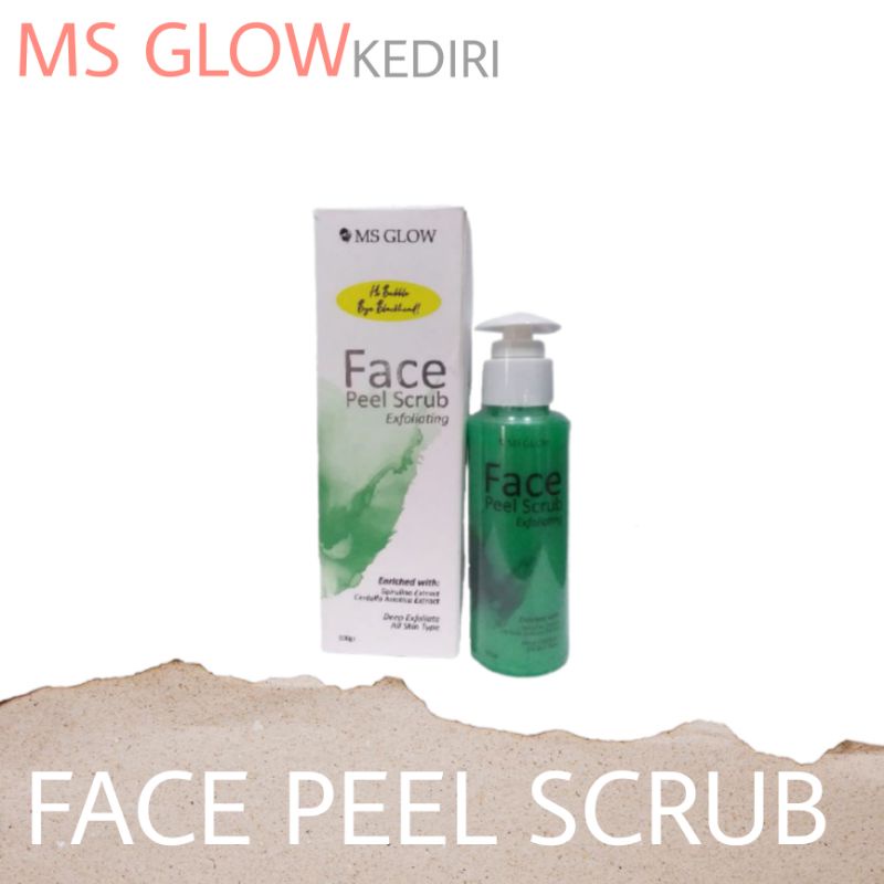 Jual Face Peel Scrub Ms Glow Original Shopee Indonesia