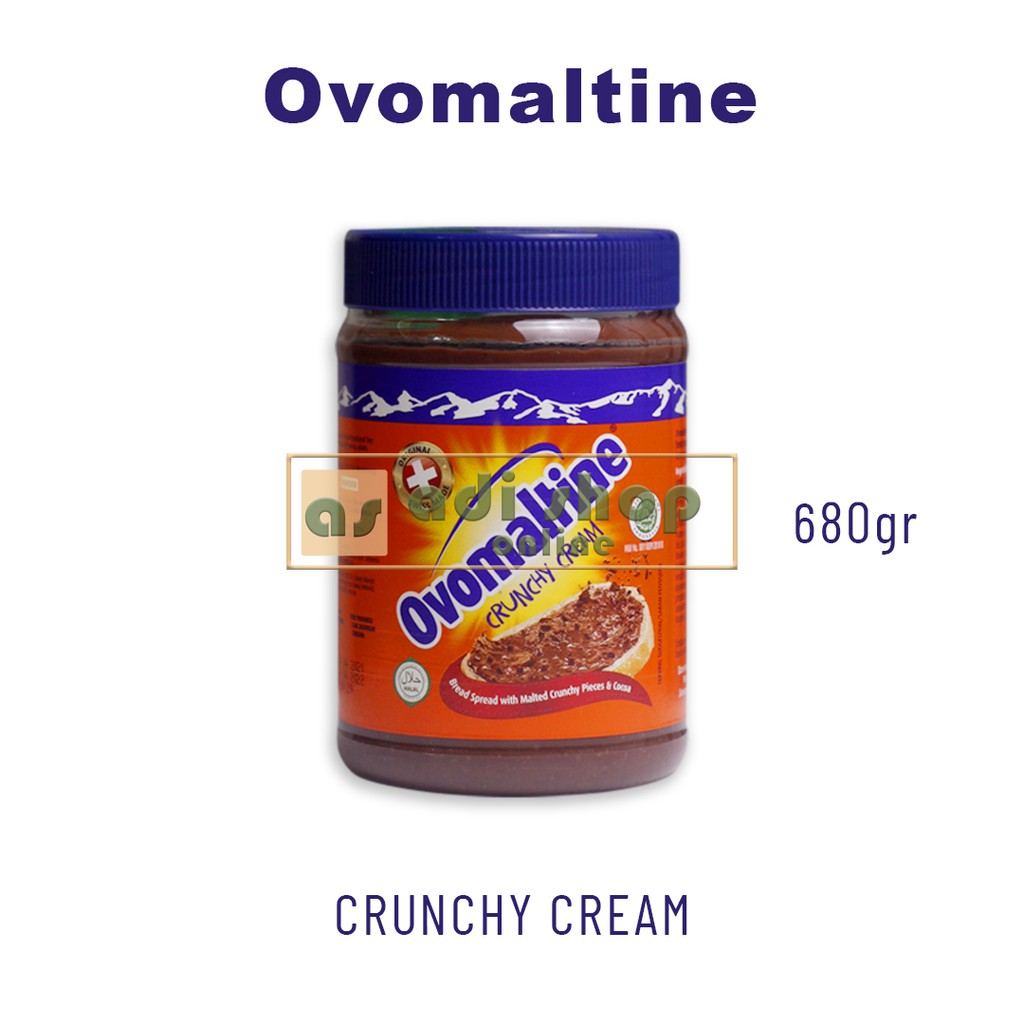 

OVOMALTINE CRUNCHY CREAM 680gr SELAI OVOMALTINE