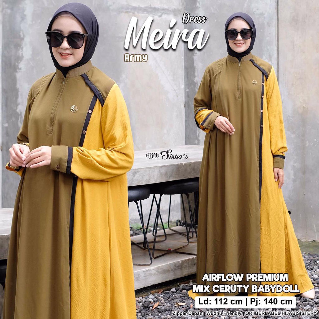 MEIRA DRESS GAMIS ORI BY HIJAB SISTERS