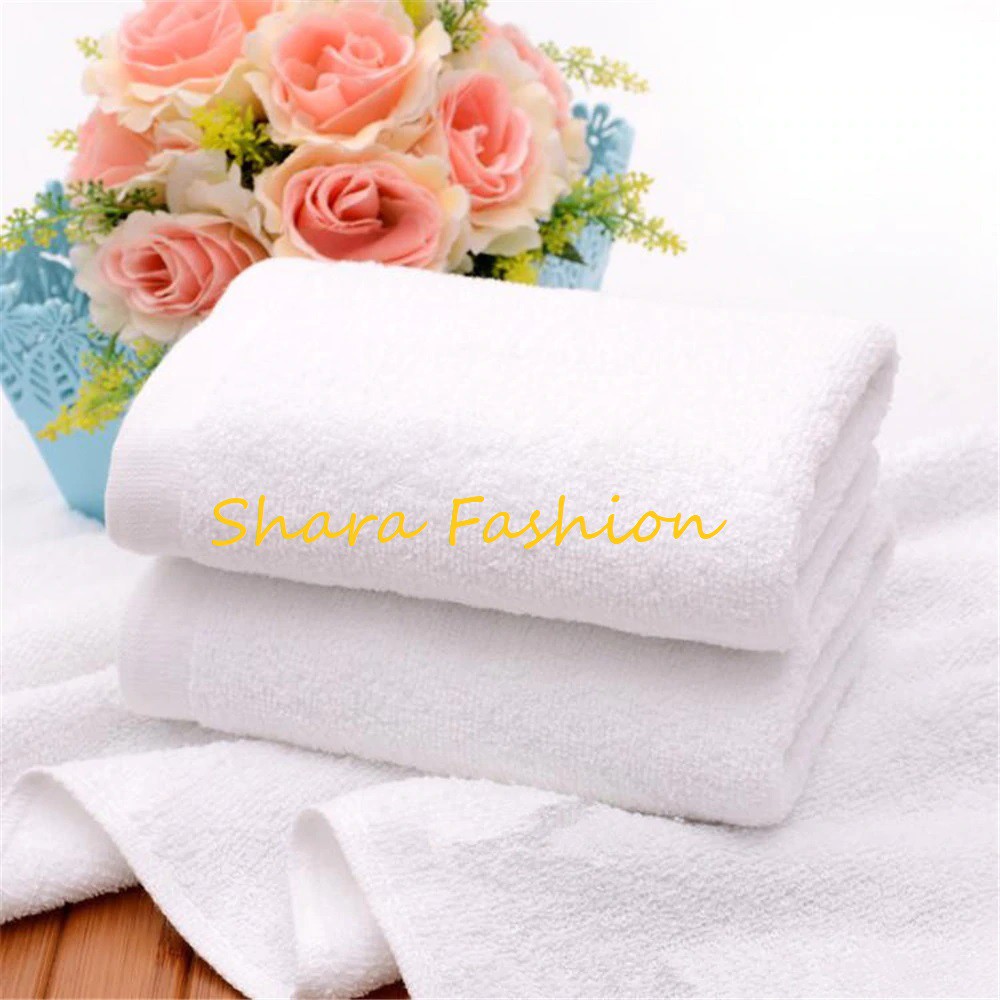 Bath Towel / Handuk Mandi Hotel Bintang 5 100% Premium Cotton Katun Medium Size