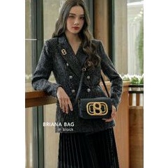 BRIANA BLACK BAG by ButtonScarves