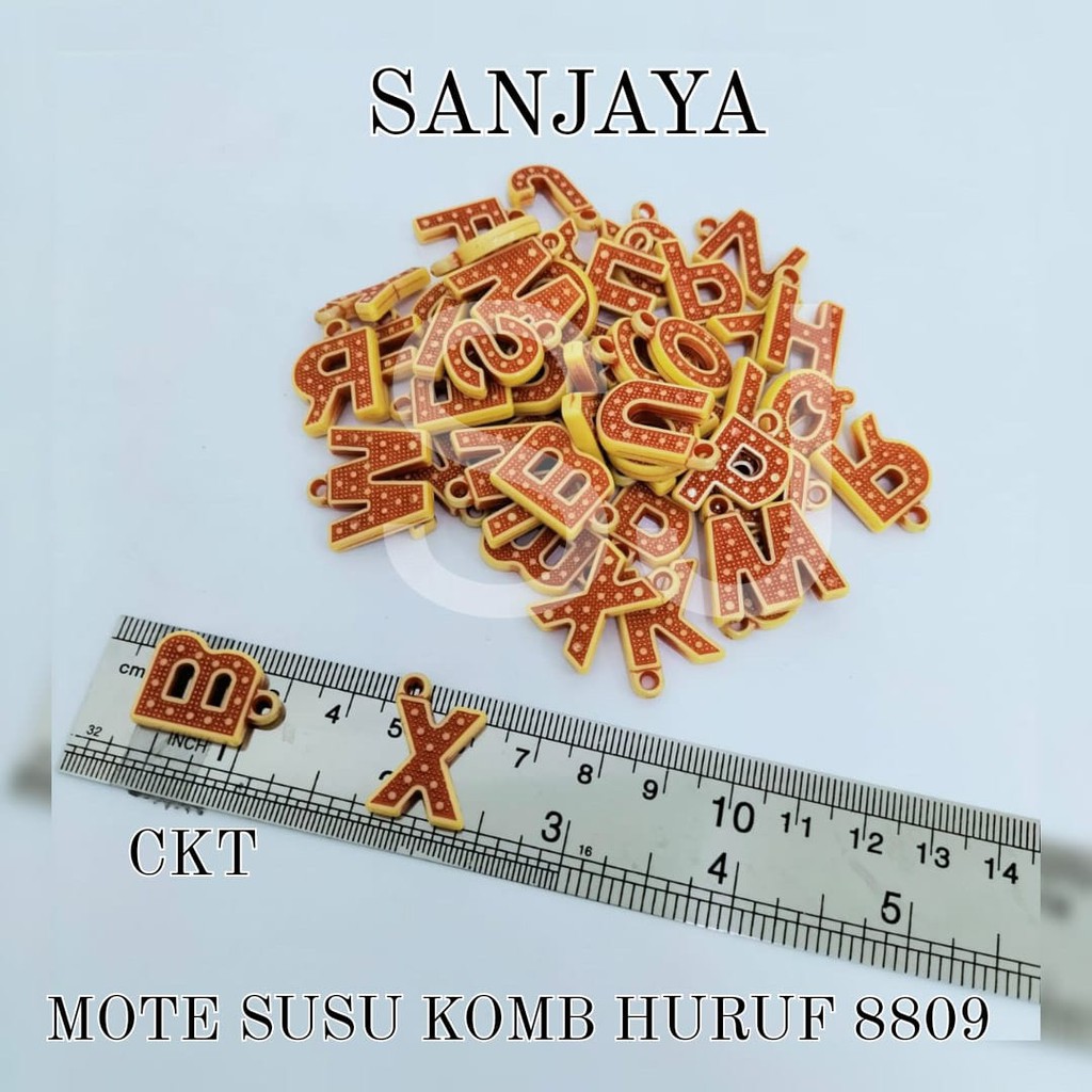 MANIK SUSU / MOTE SUSU / MANIK COKLAT / MANIK HURUF/ MANIK COKLAT HURUF/ MOTE SUSU KOMB. HURUF 8809 CKT