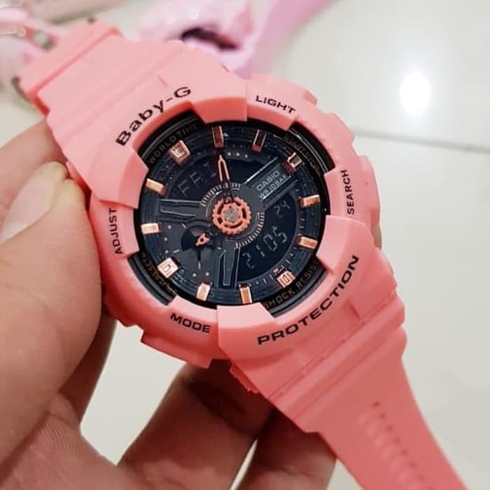 Jam Tangan Wanita / Cewek Casio Baby G Baby-G BA 110 Orange Ori BM