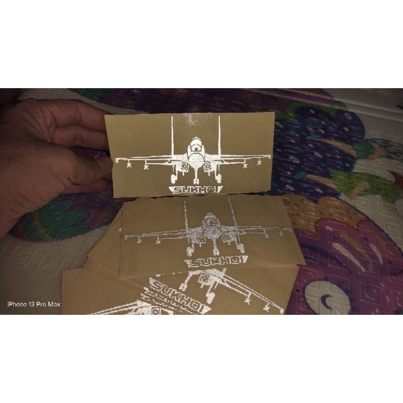 

Stiker Pesawat Sukhoi 15cm
