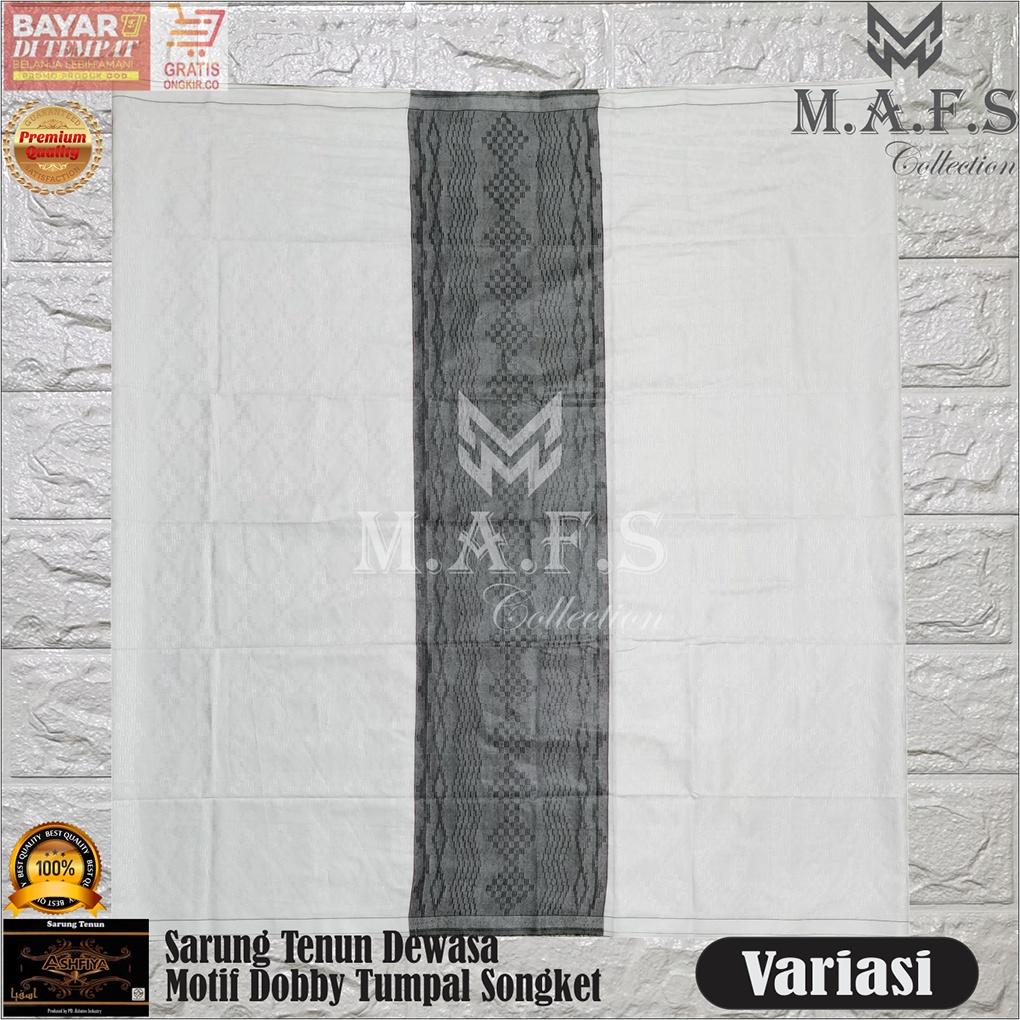 SARUNG DEWASA SARUNG TENUN MOTIF TUMPAL SONGKET ASHFIYA / KALIFA