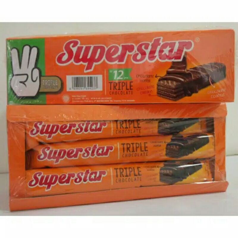 

Roma superstar triple chocolate 18 gram 2 karton