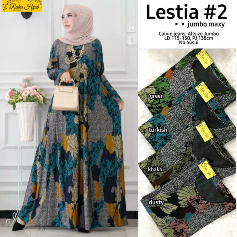 TERBARU GAMIS JUMBO CALVIN JEANS, LD.115-150 PB.138 LESTIA #2 by REDEA