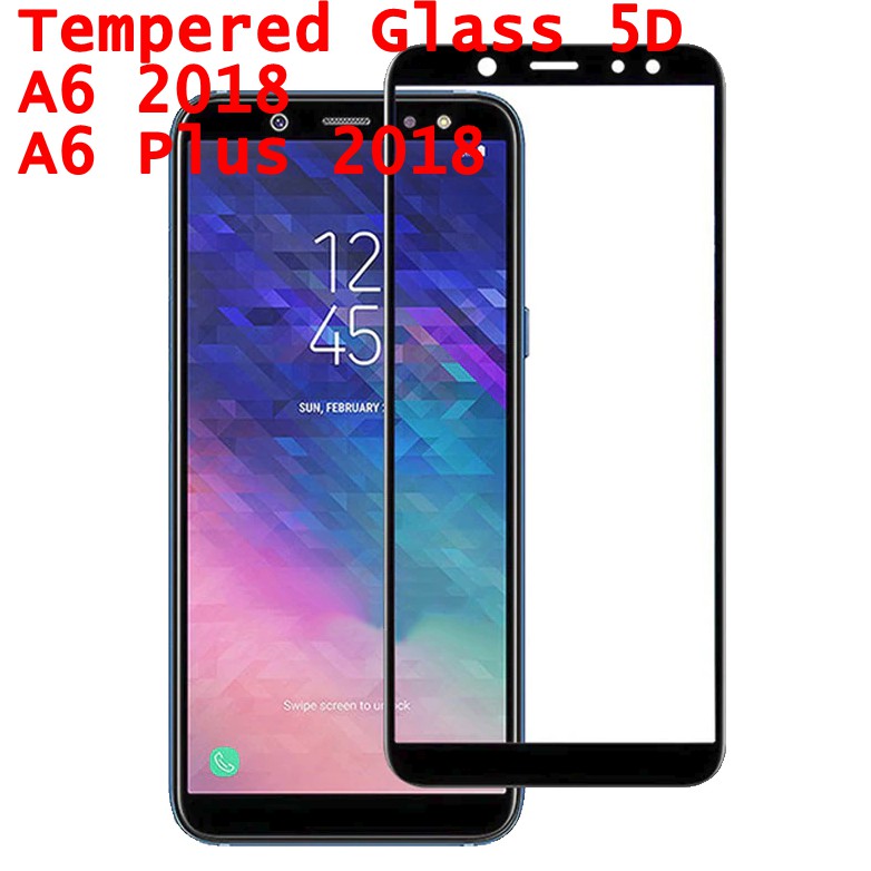 Tempered Glass Full Cover Samsung A6 2018 Samsung A6 Plus 2018 A8 2018 A8 Plus 2018