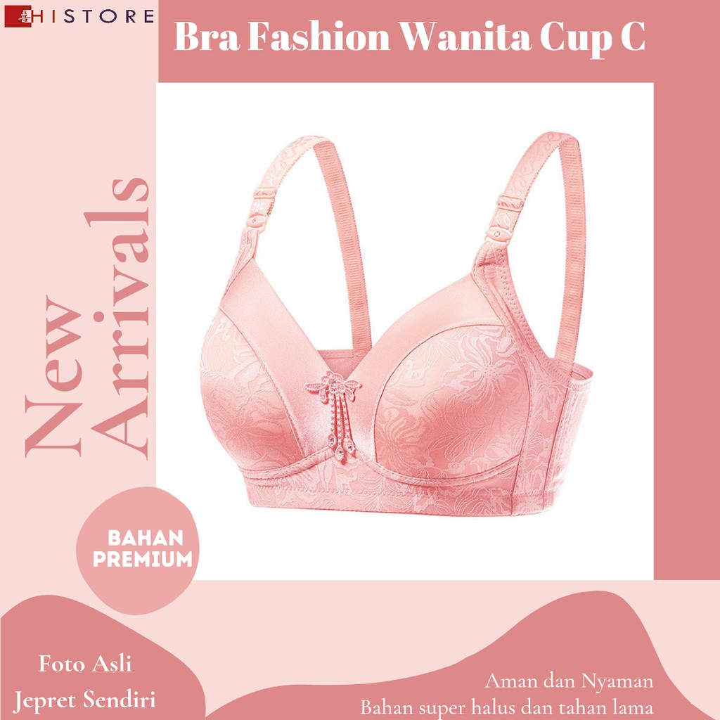 [HI]Bra BH JUMBO CUP C Fashion Wanita Bra wanita Premium BH Busa Tipis Tanpa Kawat Sangat Nyaman 888