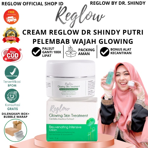 Cream Reglow dr shindy putri Original Krim Pelembab Wajah Penghilang Flek Hitam Bekas Jerawat Bruntusan Komedo Milea Pemutih Pencerah Wajah Kusam Re Glow Beauty Serum Facial Wash Toner Reg glow Official Store