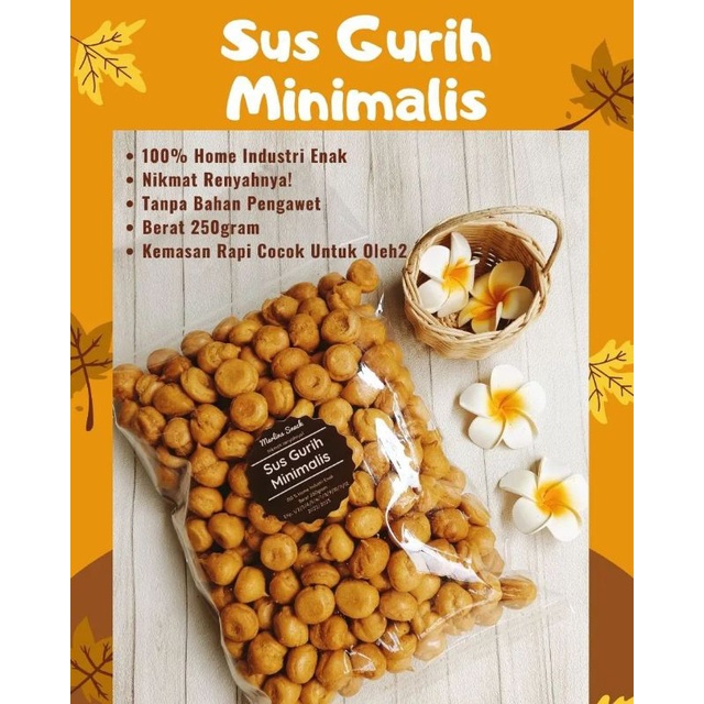 

Jajan/Snack/Camilan Sus Kering Minimalis 250gram