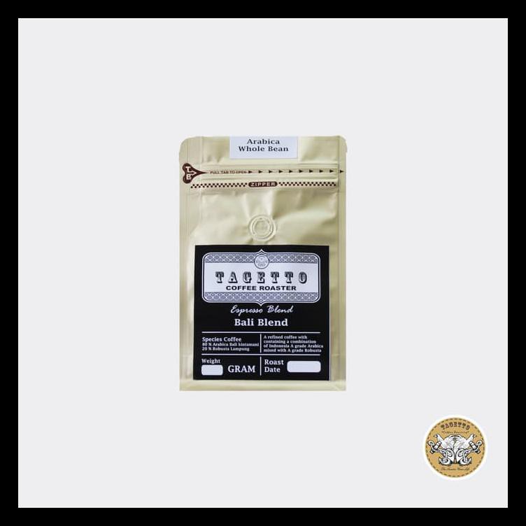 

Espresso Bali Blend 1Kg Tagetto Coffee - Kopi 80% Arabica 20% Robusta - Biji Kopi Terlengkap