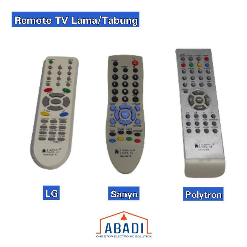 Remote TV Lama | Remote TV Tabung | Remote TV Tabung LG | Remote TV Tabung Universal