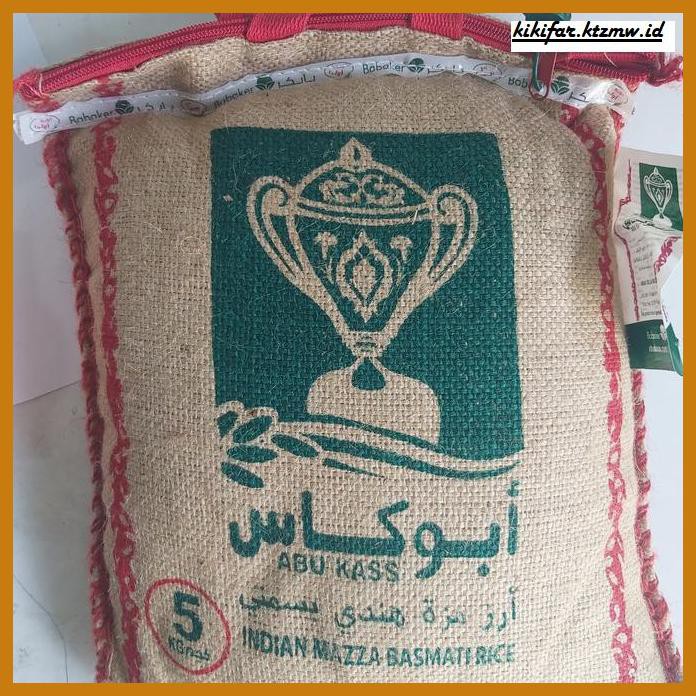 

ANEKA-BERAS- BERAS BASMATI ABU KASS ASLI DARI ARAB ISI DI DALAM TAS ASLI 5K -BERAS-SEHAT.