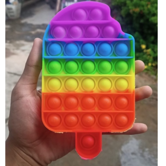 POP IT JUMBO VIRAL RAINBOW WARNA WARNI MAINAN ANAK TIKTOK-ES KRIM