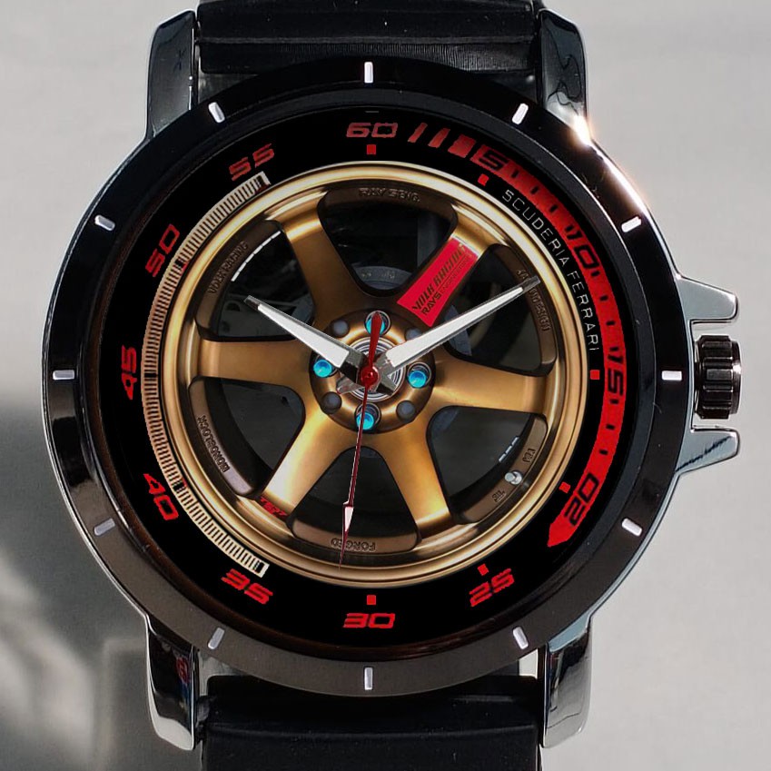 VELG VOLK RAYS Jam Tangan Custom Velg Volk rays 37 new art