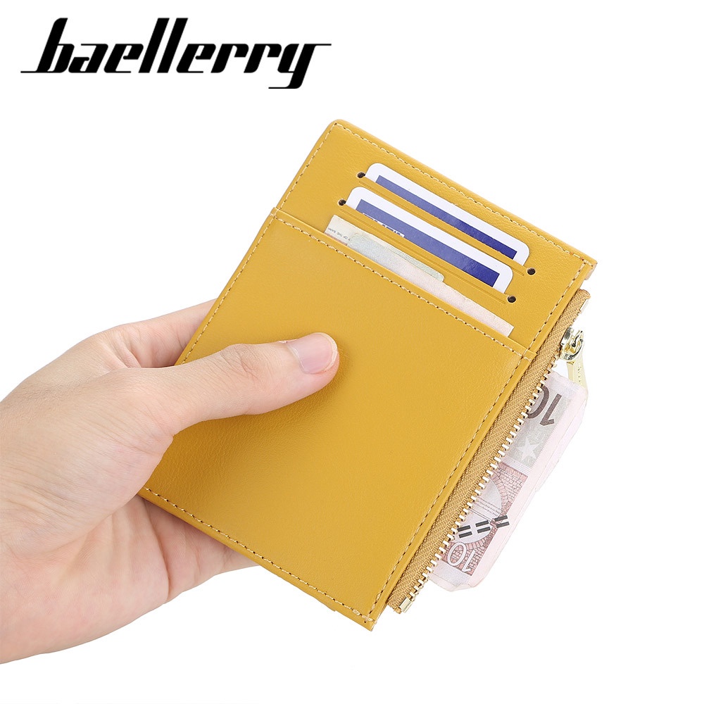 BAELLERRY NR079 Dompet Kartu Wanita Bahan Kulit PU Leather Premium WATCHKITE WKOS