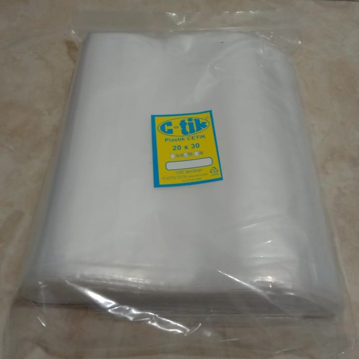 SERING DICARI!!! 100 pcs Plastik KLIP CETIK Uk. 20 X 30