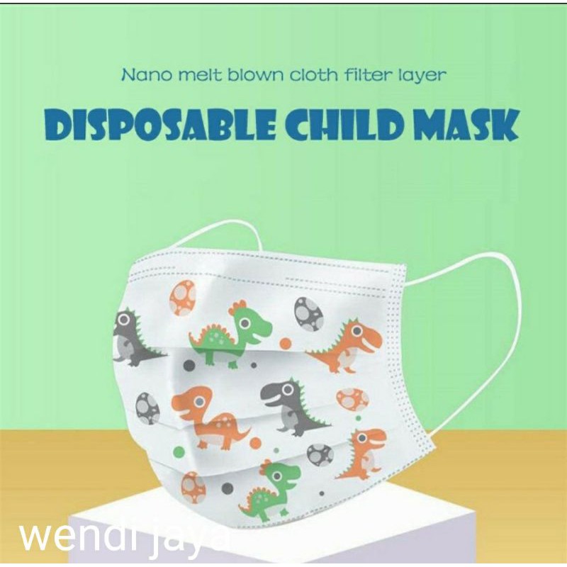MASKER ANAK 3 PLY 50PCS