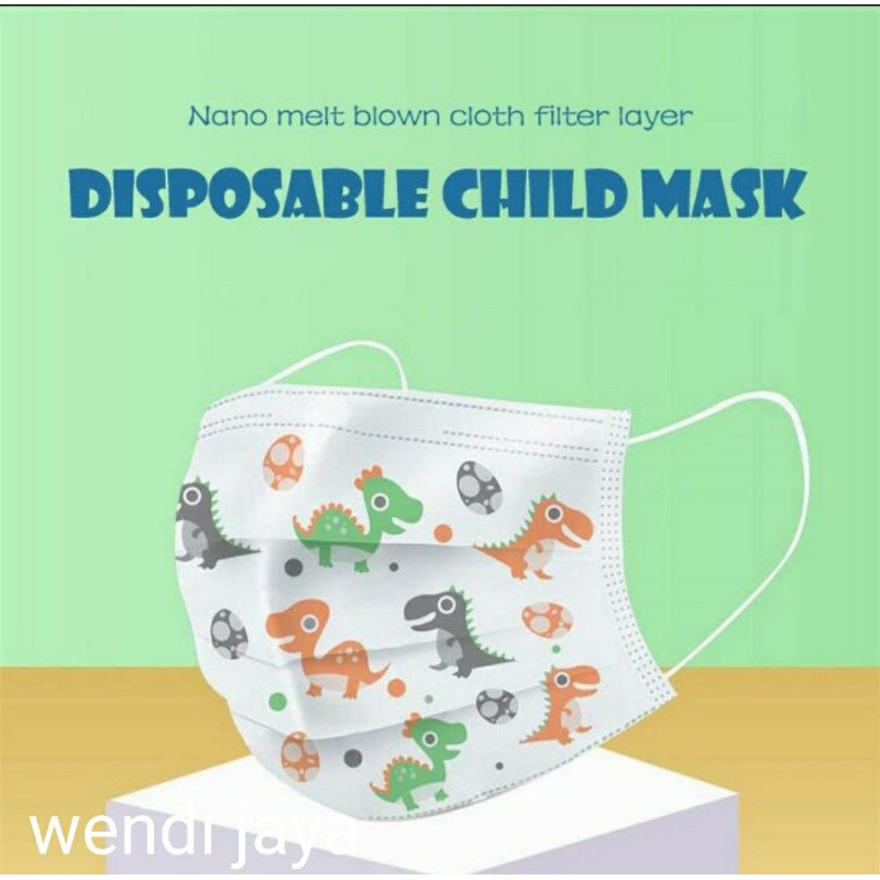 MASKER ANAK 3 PLY 50PCS