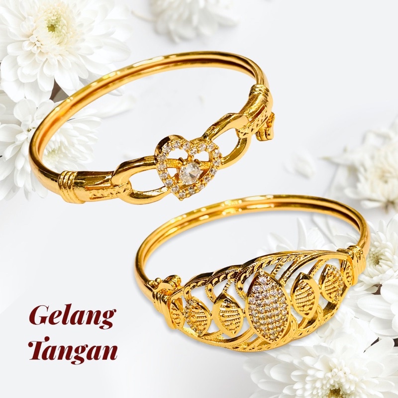 gelang wanita //gelang permata // gelang lapis emas //perhiasan //gelang