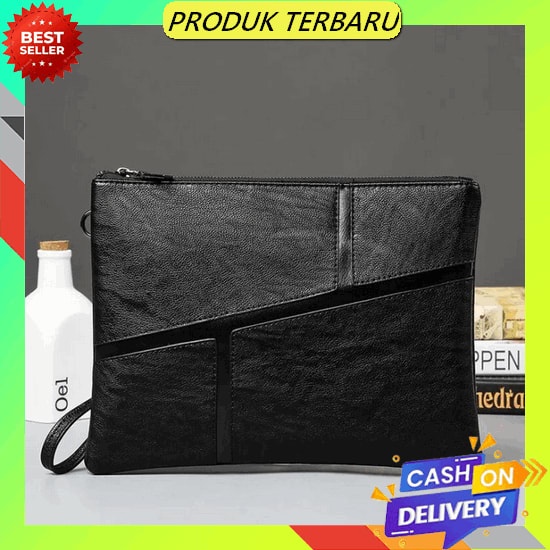 Clutchbag Casual Pria Clutch Bag Antiair Waterproof Tas Handbag Kondangan Pesta Hand Pouch Formal No