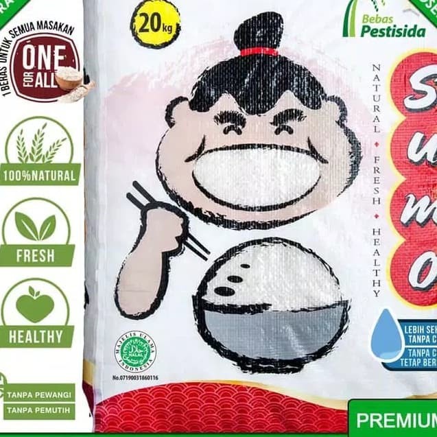 

Beras Sumo 20Kg Kemasan Merah Super Premium 035