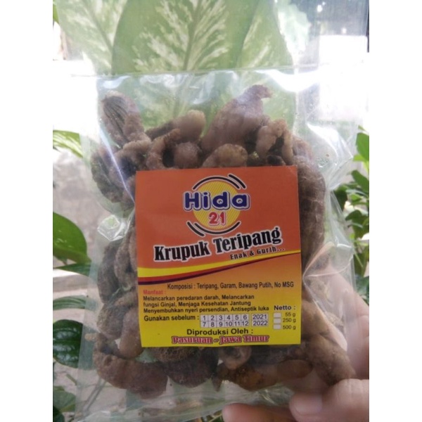 

Kerupuk / Keripik Teripang Hida | Kemasan 55gr