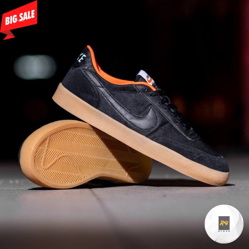 NIKE KILLSHOT X JCREW BLACK ORANGE SOL GUM 100% ORIGINAL BNWB | SEPATU NIKE ORIGINAL