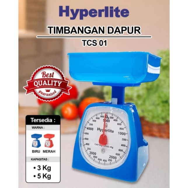 Timbangan Analog 5kg - Timbangan Dapur Analog 5kg - Timbangan Buah Analog