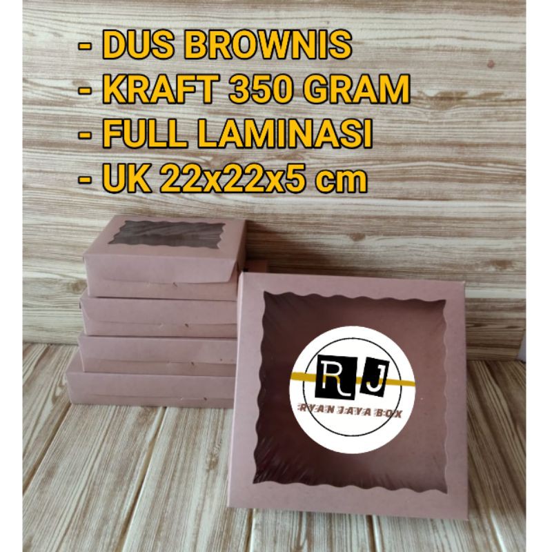 

Dus Brownis/ dus kraft 350gram UK 22x22x5 cm