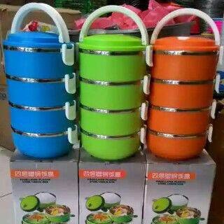 Lunch Box Rantang Stainless Steel 4 Susun