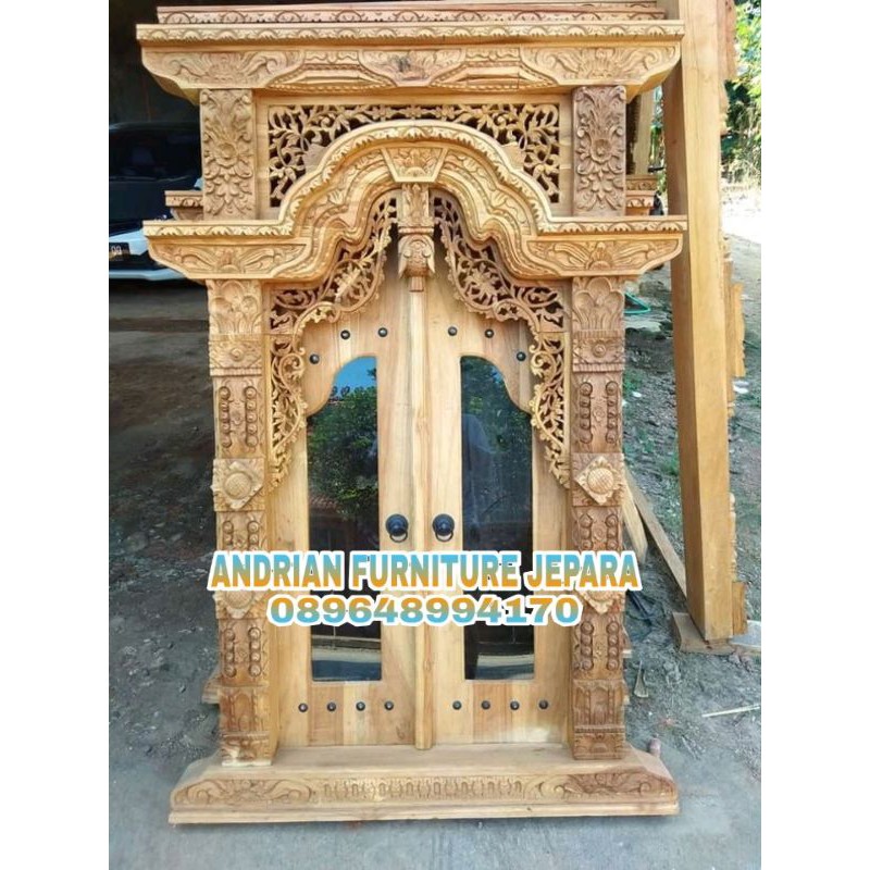 jendela jati jendela gebyok ukir