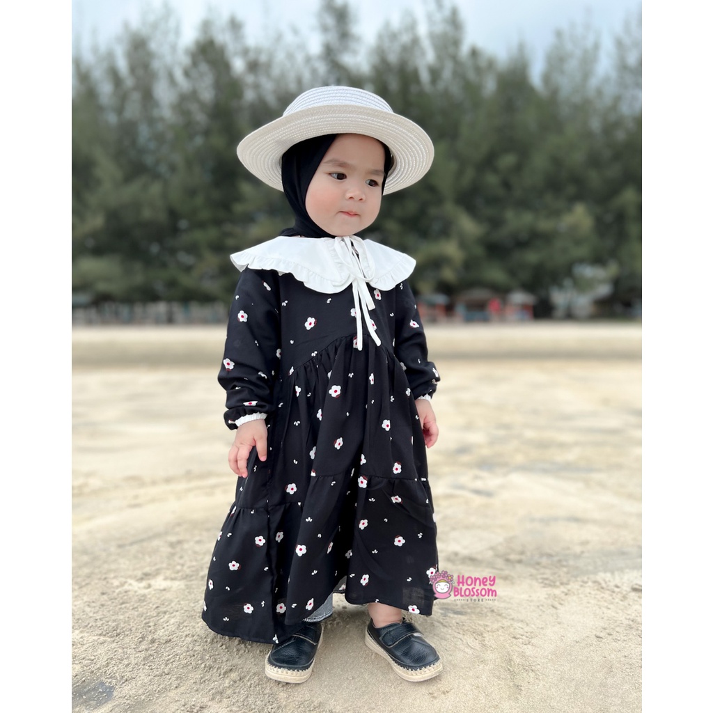 Gamis Bayi Rayon Viscose Premium / Gamis Anak Bayi Perempuan / Gamis Bayi Lucu / Baju Muslim Anak Ba