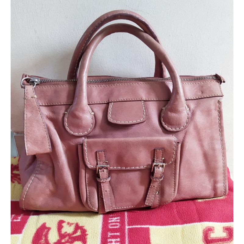 Tas VINTAGE MARK & CHRIS NEW YORK Full Kulit Mantul PL Cantik Murcee