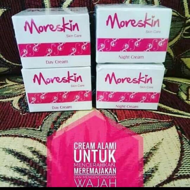 MORESKIN / MORESKIN DAY CREAM / MORESKIN NIGHT CREAM
