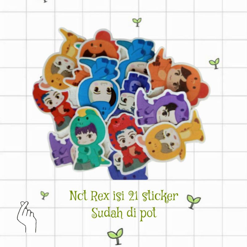 

STICKER NCT Rex full ( isi 21pcs ) cute/ murah