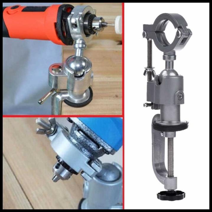 Holder Stand Bor Bench Clamp Dudukan Bor Mini Grinder
